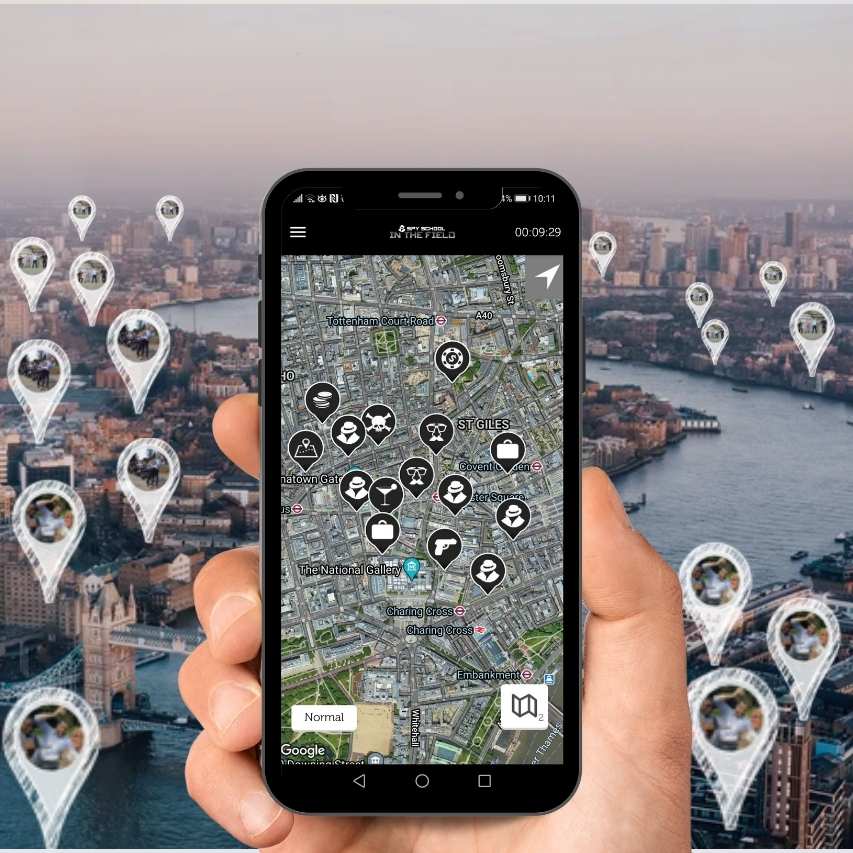 Secret Agent In the Field GPS Treasure Hunt