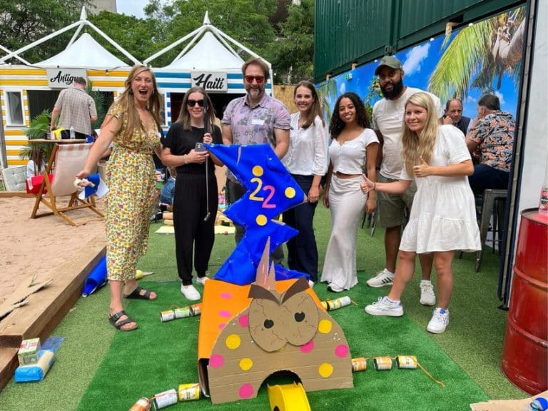 Putt A Hole In Hunger Charity team Building