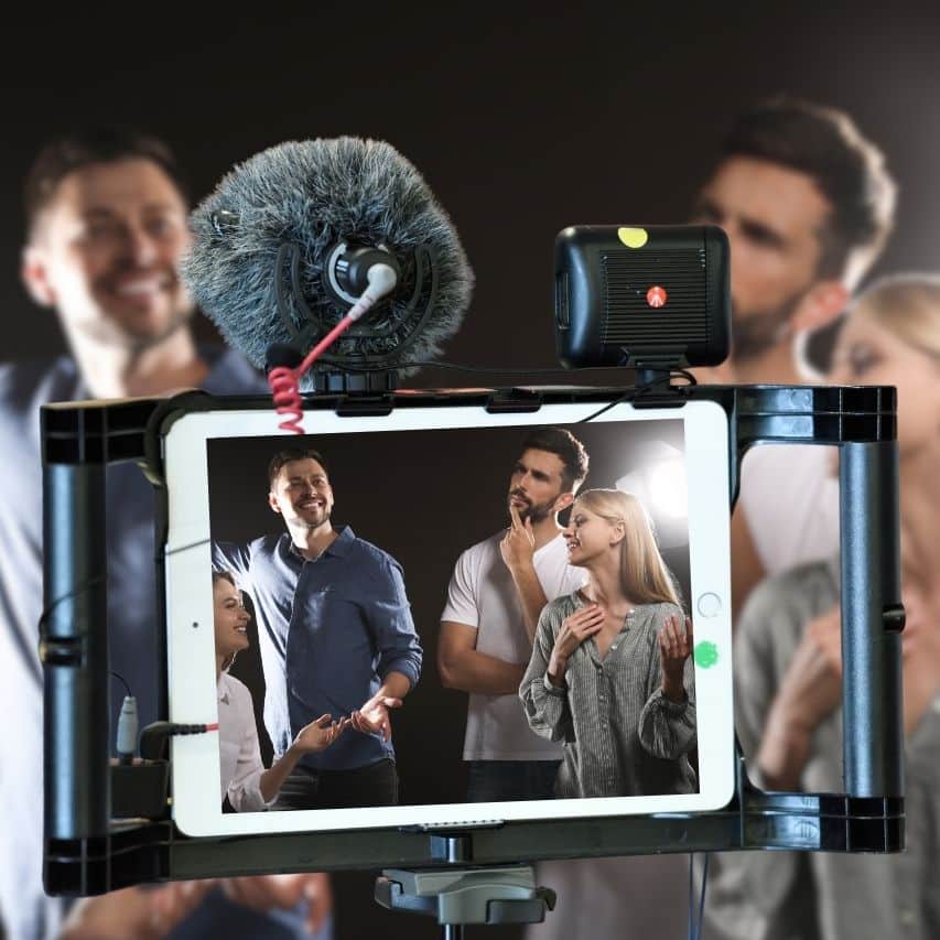 iPad Movie Making team building