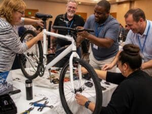 Build a bike charity team build