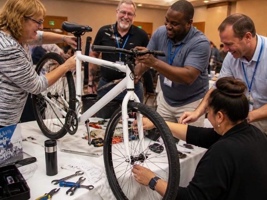 Build a bike charity team build