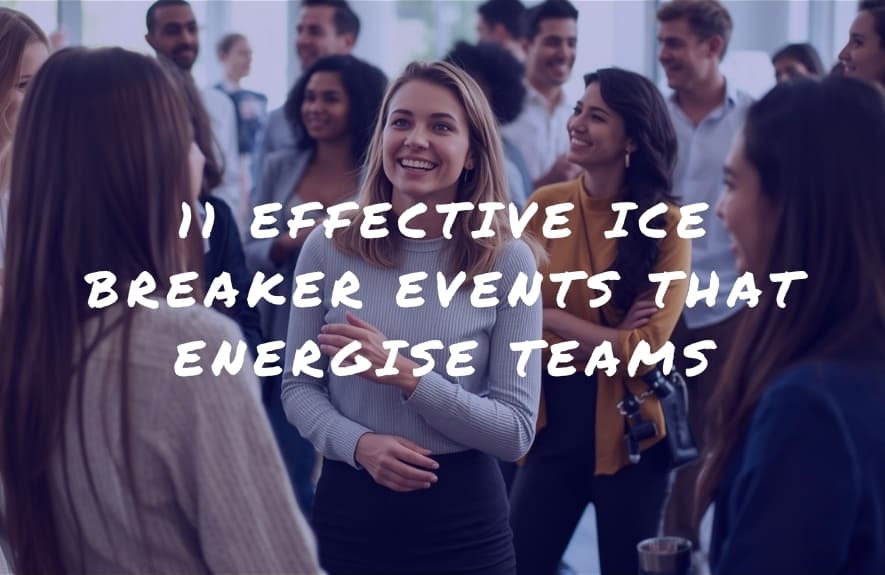 Ice breaker events helping teams feel comfortable at the start of an event