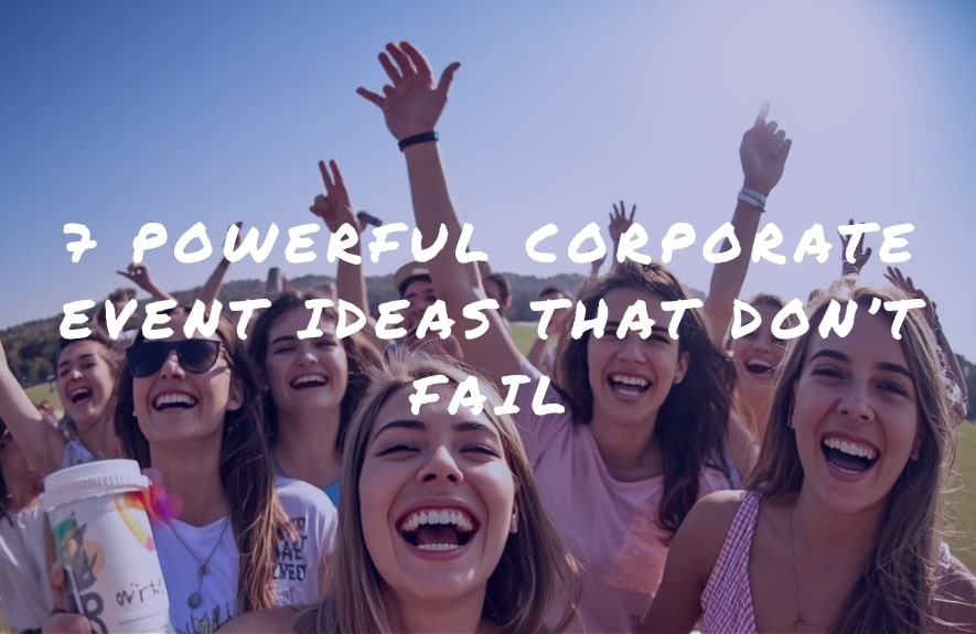 corporate event outdoor team laughing and bonding in casual clothes