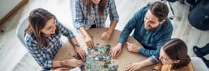 team bonding games for work indoor puzzle challenge teamwork collaboration